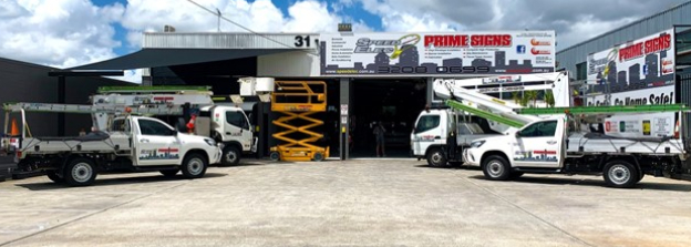 1. Custom business signage installation in Brisbane by Prime Signs