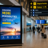 Digital display Gold Coast airport