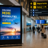 Digital display Gold Coast airport