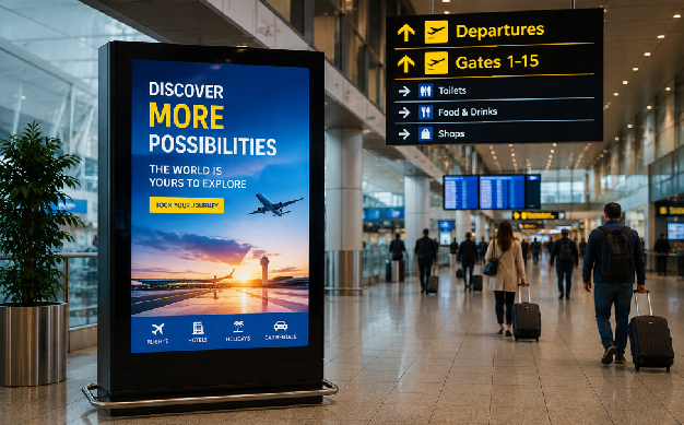 Digital display Gold Coast airport
